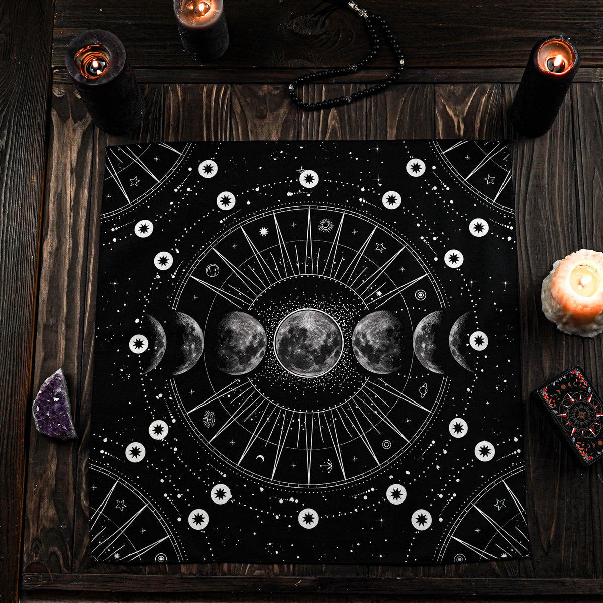 Moon Altar Cloth – Lunar Ritual Cloth for Wiccan & Pagan Altars – The ...
